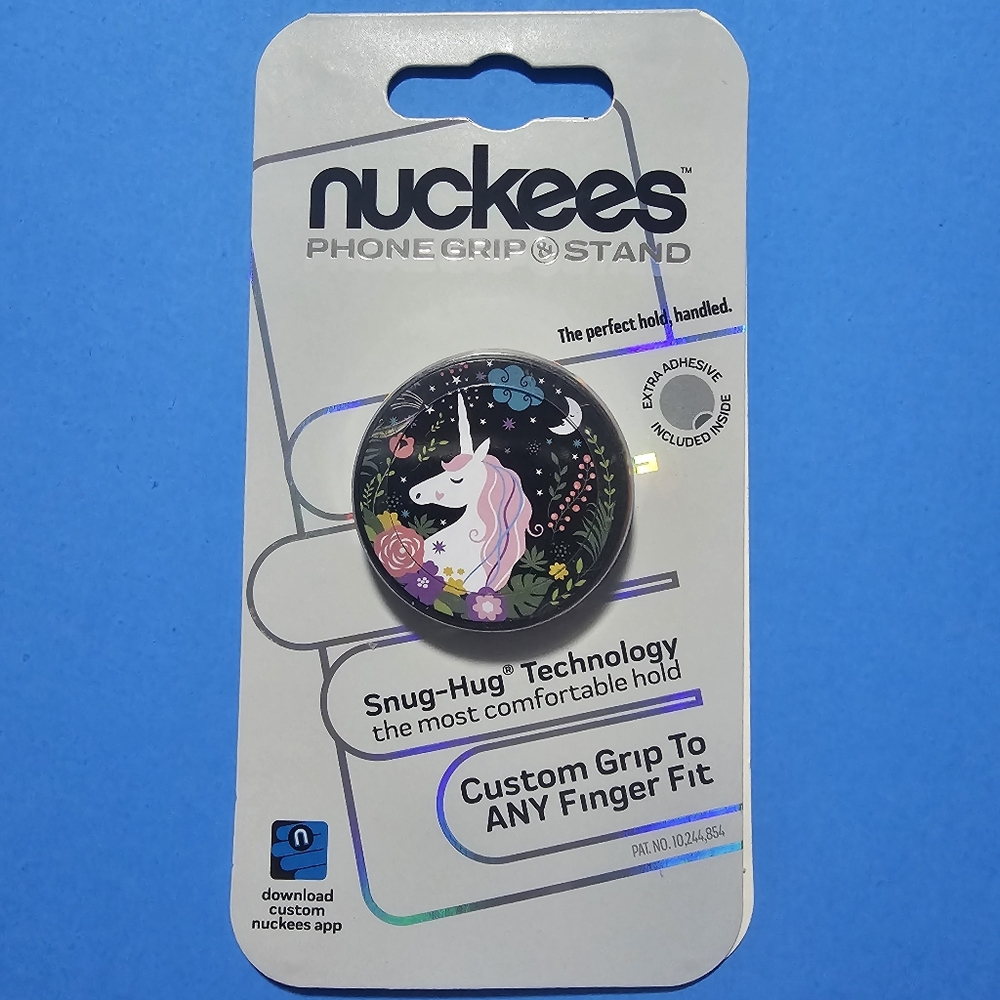 Nuckees Phone Grip & Stand - UNICORN DREAMS (BLACK) - Picture 4 of 4